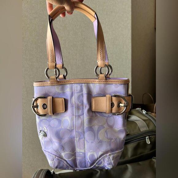 NWOT Coach Japan Exclusive With Bee In Silver Hardware